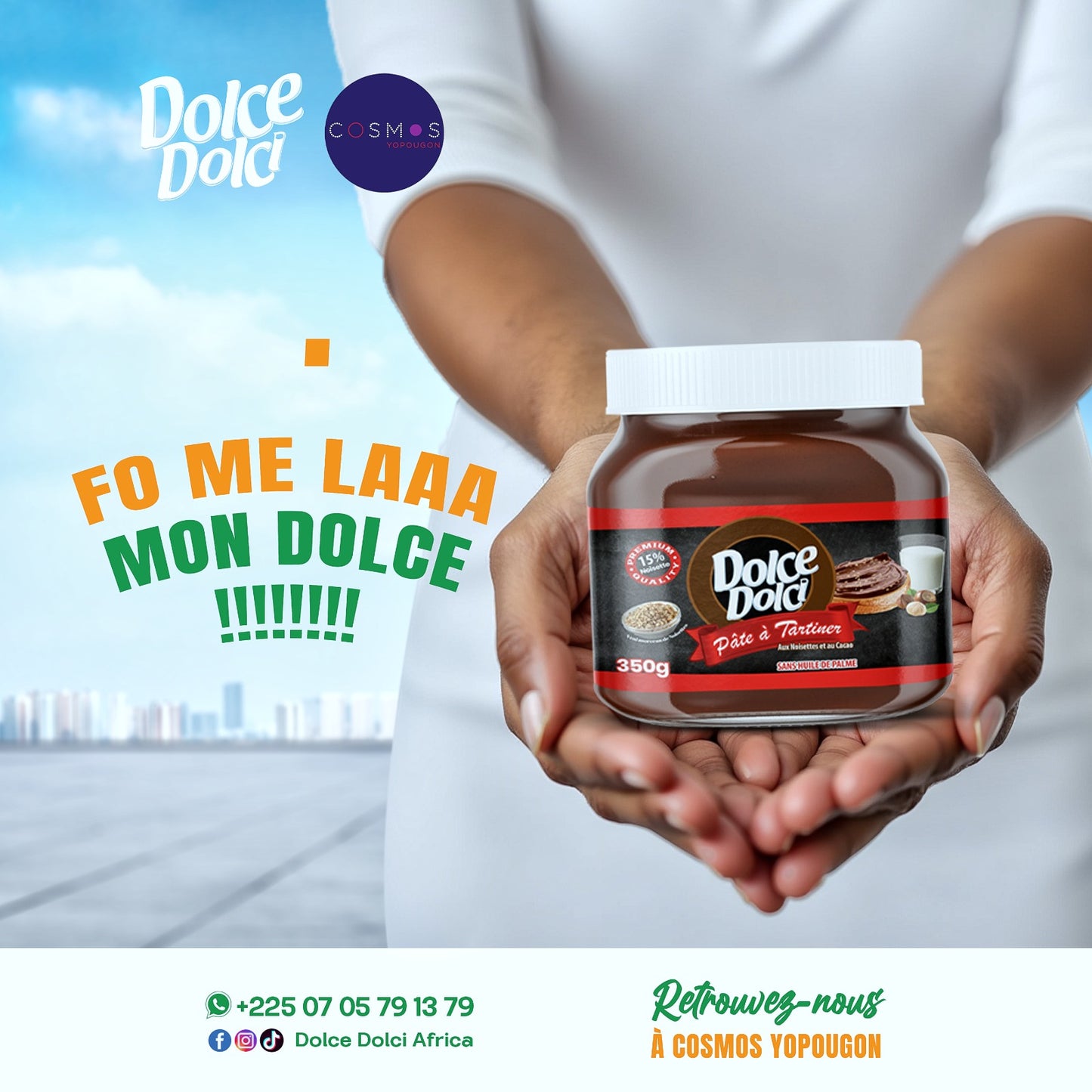 Chocolat à Tartiner avec de vrais Morceaux de Noisettes